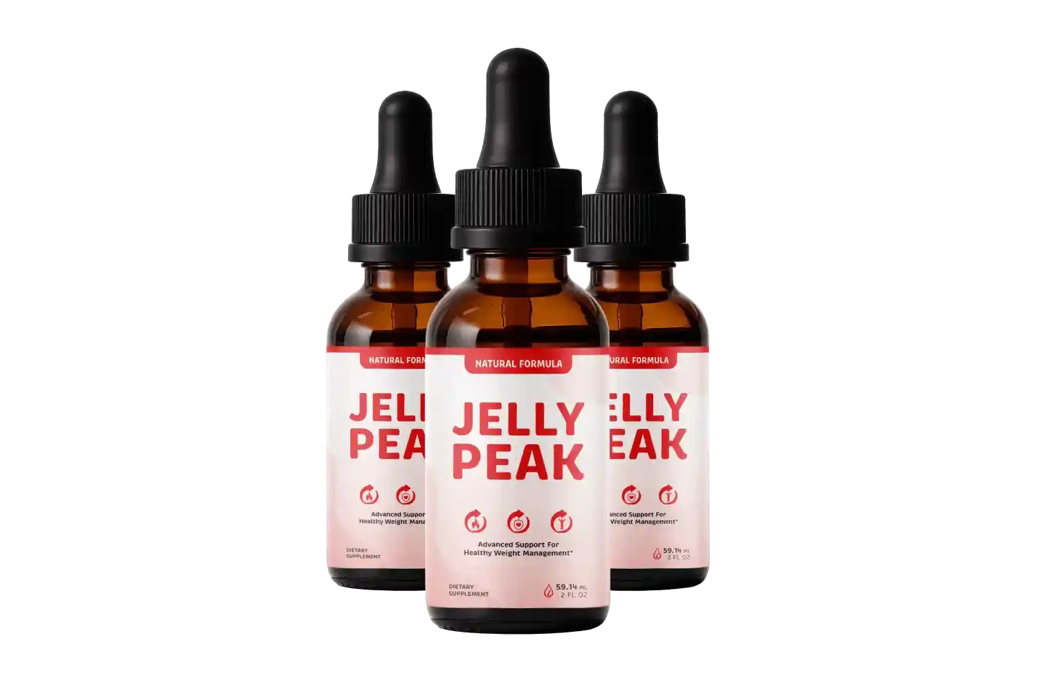 JellyPeak 6-Bottle Supply Pack with 60-Day Money-Back Guarantee